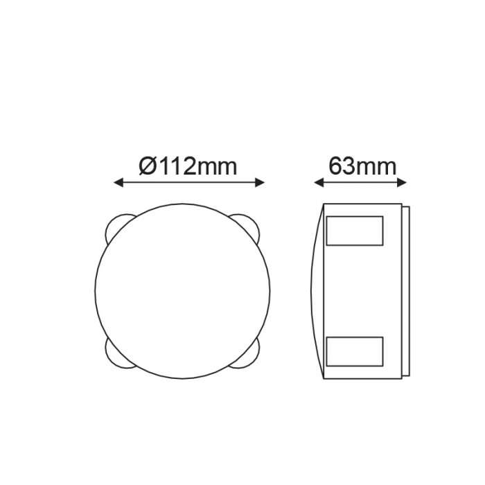 LED HP WALL LUMINAIRE 5W 170LM 15° 230V AC 3.000K DARK GREY CRI80 IP54 30.000HRS