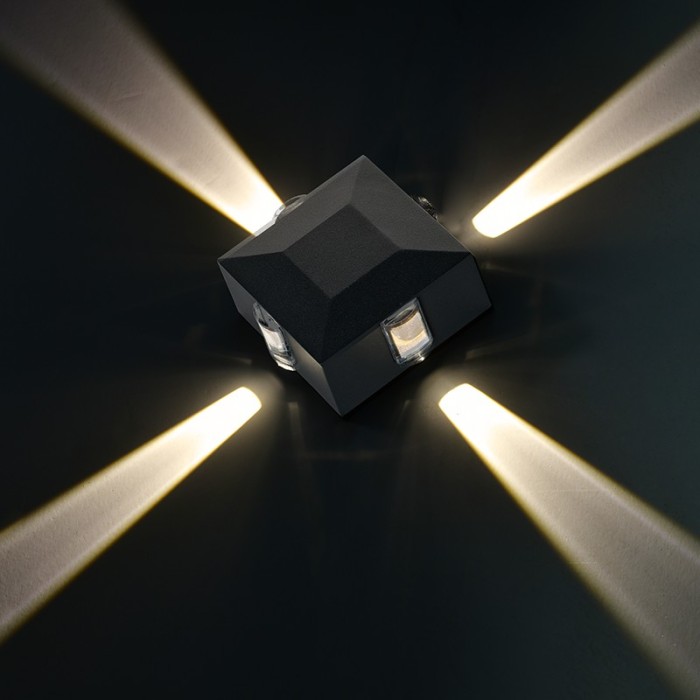 LED HP WALL LUMINAIRE 5W 170LM 15° 230V AC 3.000K DARK GREY CRI80 IP54 30.000HRS