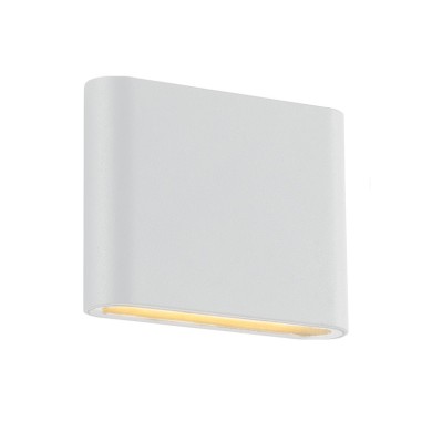 LED SMD WALL LUMINAIRE 7W 310LM 60° 230V AC 3.000K MATT WHITE CRI80 IP54 30.000HRS