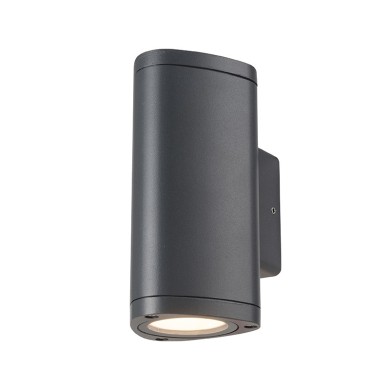 LED HP WALL LUMINAIRE 6W 300LM 50° 230V AC 3.000K DARK GREY CRI80 IP54 30.000HRS