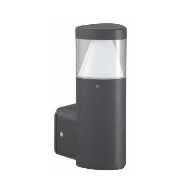 LED SMD WALL LUMINAIRE 7W 410LM 340° 230V AC 3.000K DARK GREY CRI80 IP54 30.000HRS