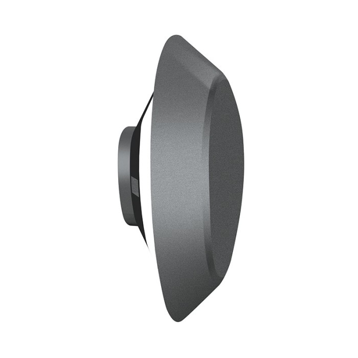 LED SMD WALL LUMINAIRE 7W 520LM 330° 230V AC 3.000K DARK GREY CRI80 IP54 30.000HRS