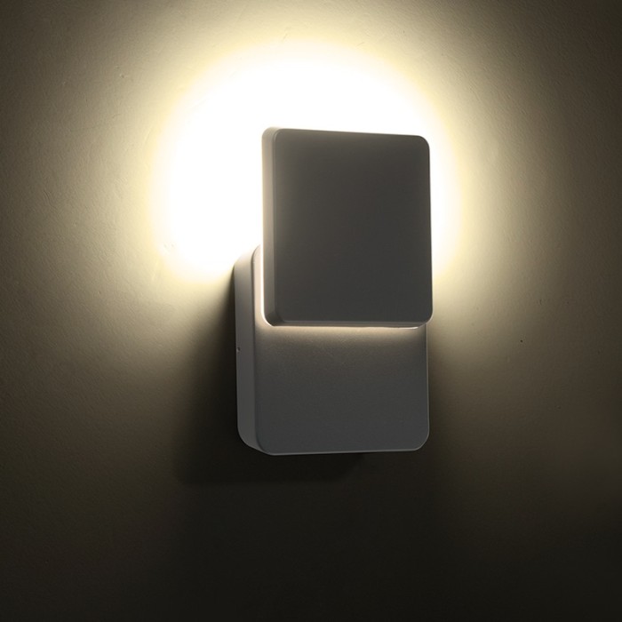 LED SMD WALL LUMINAIRE 12W 650LM 110° 230V AC 3.000K DARK GREY CRI80 IP54 30.000HRS