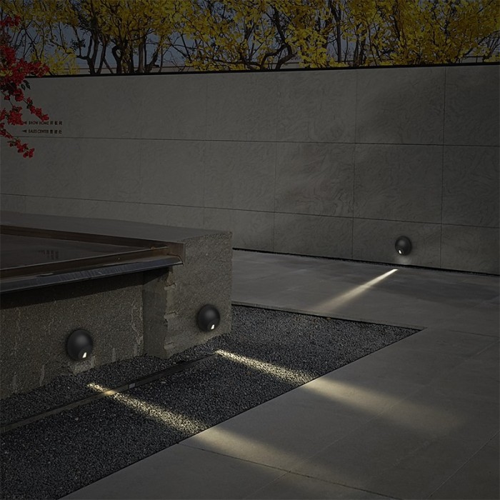 LED SMD WALL LUMINAIRE 4W 30LM 18° 230V AC 3.000K DARK GREY CRI80 IP65 30.000HRS