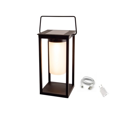 LED SMD TABLE SOLAR BATTERY LUMINAIRE 3W 150LM 180° 3.000K DARK GREY CRI80 IP54