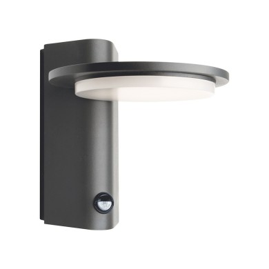 LED SMD WALL SENSOR LUMINAIRE 7W 440LM 145° 230V AC 3.000K DARK GREY CRI80 IP54 30.000HRS