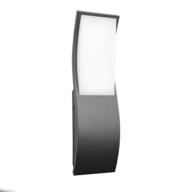 LED SMD WALL LUMINAIRE 7W 520LM 120° 230V AC 3.000K DARK GREY CRI80 IP65 30.000HRS
