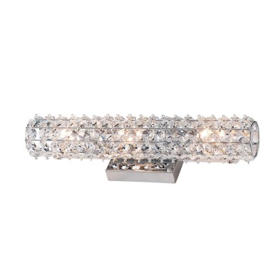 NETTO WALL 3XG9 CRYSTAL + CHROME METAL 38X10X7CM LIANNA