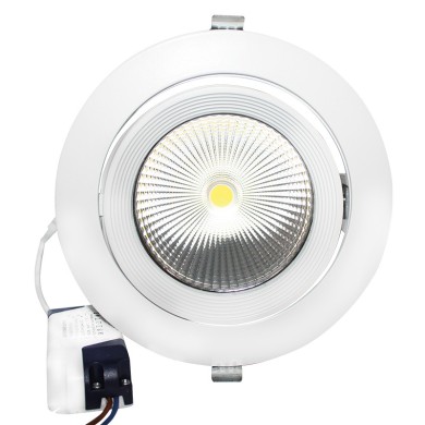 LED ΧΩΝΕΥΤΟ ΚΙΝΗΤΟ ΦΩΤΙΣΤΙΚΟ230V AC 30W 4000K 60° 3600LM Ra80 5YRS ΛΕΥΚΟ