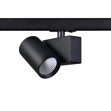 ΑΜΜΩΔΕΣ ΜΑΥΡΟ LED ΣΠΟΤ ΡΑΓΑΣ 20W 3000K 1-PHASE 38° 2200LM 230V AC Ra80 5YRS