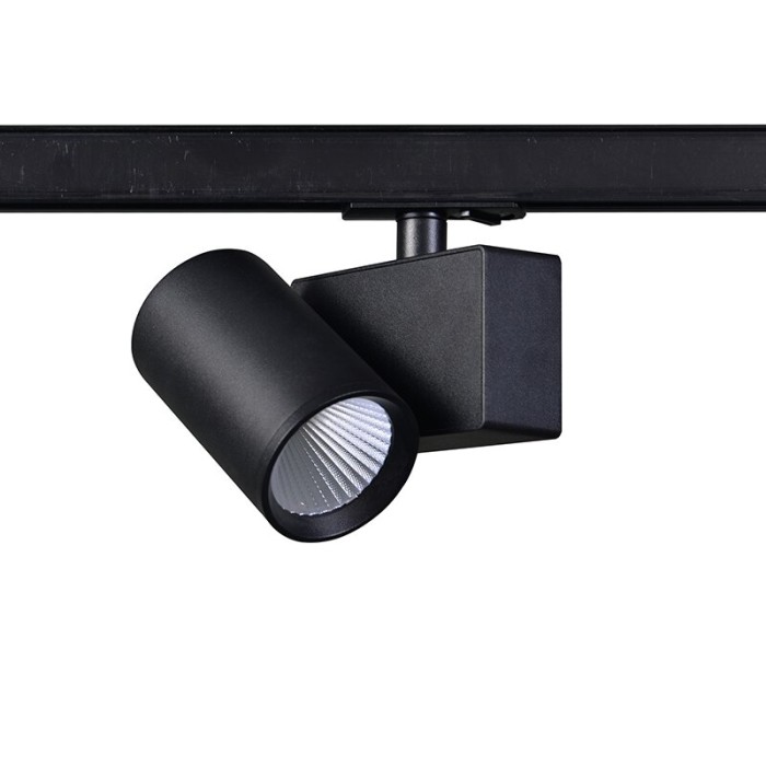 ΑΜΜΩΔΕΣ ΜΑΥΡΟ LED ΣΠΟΤ ΡΑΓΑΣ 20W 3000K 1-PHASE 38° 2200LM 230V AC Ra80 5YRS