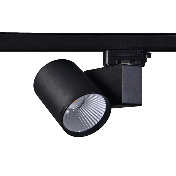 ΑΜΜΩΔΕΣ ΜΑΥΡΟ LED ΣΠΟΤ ΡΑΓΑΣ 40W 3000K 3-PHASE 38° 4200LM 230V AC Ra80 5YRS