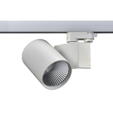 ΑΜΜΩΔΕΣ ΛΕΥΚΟ LED ΣΠΟΤ ΡΑΓΑΣ 40W 3000K 3-PHASE 38° 4200LM 230V AC Ra80 5YRS