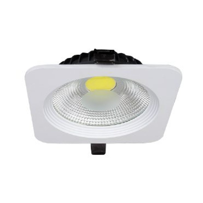 Υ/Κ ΦΩΤΙΣΤΙΚΟ ΧΩΝΕΥΤΟ ΟΡΟΦΗΣ ΤΕΤΡ.  ΛΕΥΚΟ 30W 3000K COB 2710Lm 120° Κ.200