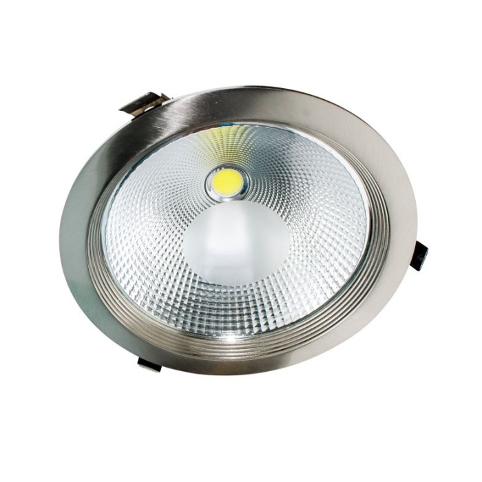 Υ/Κ ΦΩΤΙΣΤΙΚΟ ΧΩΝΕΥΤΟ ΟΡΟΦΗΣ ΝΙΚΕΛ ΜΑΤ 50W 4000K COB 4210Lm 60° ΦΚ.200