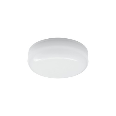 LED PC WHITE CEILING LUMINAIRE 230V AC IP66 12W 1070lm 4000K 180° Ra80