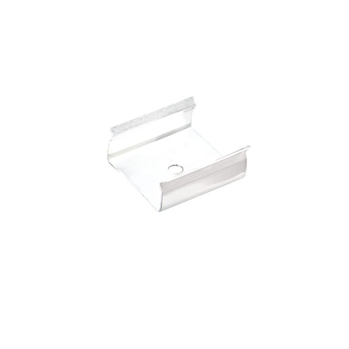 WHITE METAL MOUNTING CLIP FOR PROFILES P108* & P109*