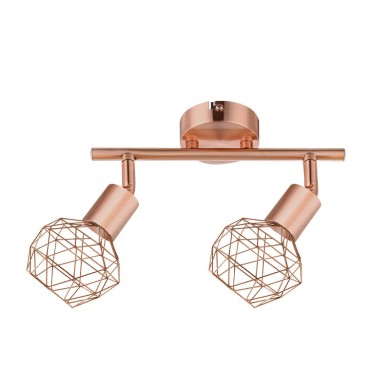 SPOT 2XE14 BRONZE GRID ALADDIN