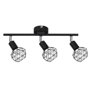 SPOT 3XE14 BLACK GRID ALADDIN