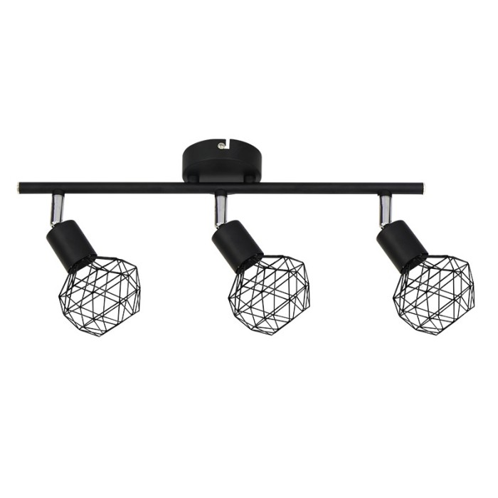SPOT 3XE14 BLACK GRID ALADDIN