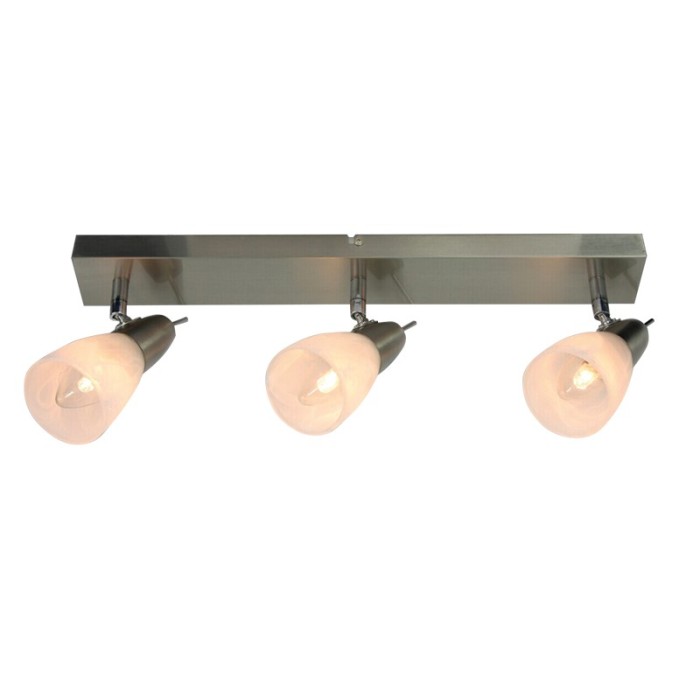 NETTO SPOT ΙΙΙ GLASS BRASS 3Χ40W E14 KAMET