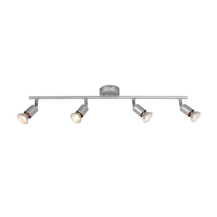 NETTO SPT 4 Χ GU10 SILVER COLOR TRINITY
