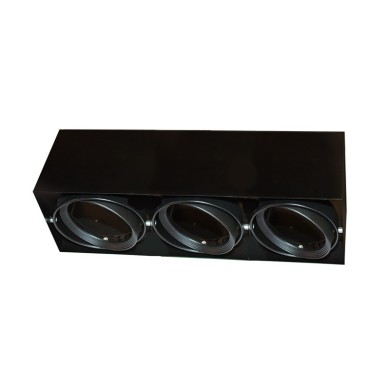   SPOT CEILING AR111 TRIPLE BLACK 150x450x120