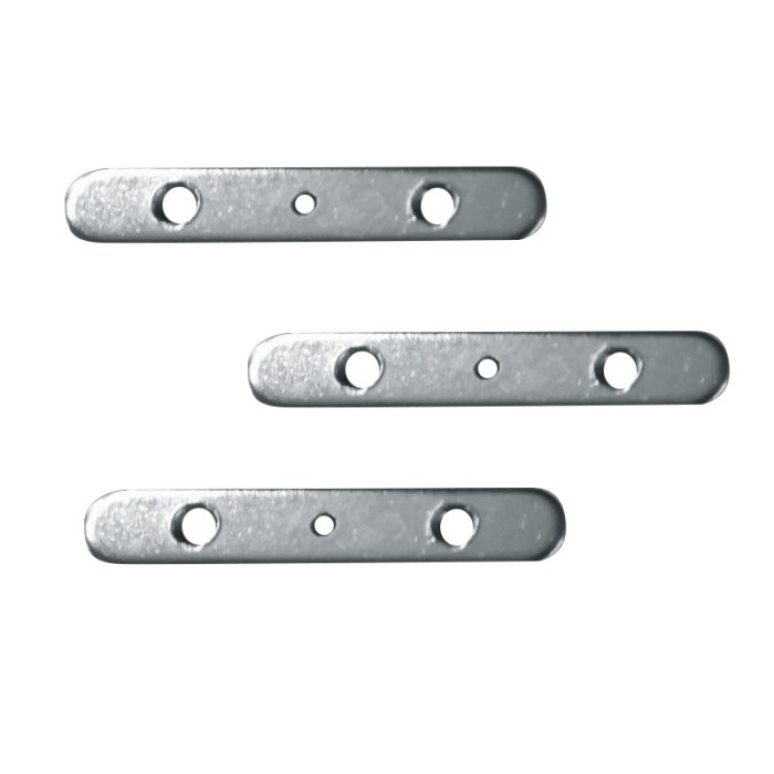 ΣΕΤ 3 ΤΕΜΑΧΙΑ ΜΕΤΑΛΛΙΚΟΥ ΣΥΝΔΕΣΜΟΥ 180°