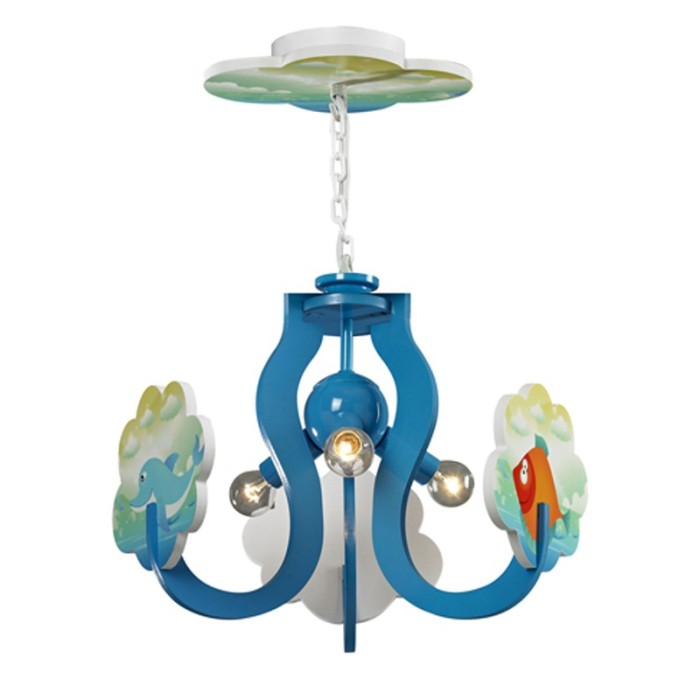 NETTO ΦΩΤΙΣΤΙΚΟ ΚΡΕΜΑΣΤΟ ΠΟΛΥΧΡΩΜΟ ΜΕΤΑΛΛΙΚΟ ΣΥΜΒΑΤΙΚΟ 3ΧΕ14 IP20 Φ460Χ830mm