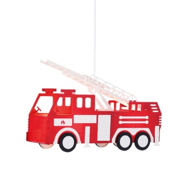 NETTO KIDS PENDANT 2XE27 FIRE TRUCK 43Χ14ΧΗ80CM HEROES