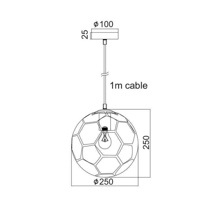 KIDS PENDANT FOOTBALL GOAL