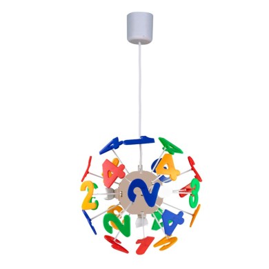 NETTO PENDANT KIDS 3ΧE14 D35CM LETTERS SCHOOL