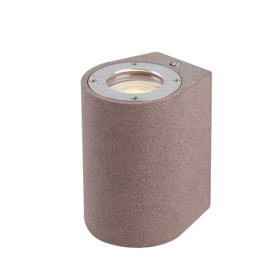 WALL ROUND SPOT LUMINAIRE IP65 GU10 RED CEMENT 