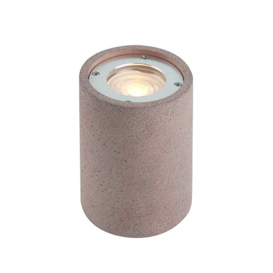 CEILING ROUND SPOT LUMINAIRE IP65 GU10 RED CEMENT 