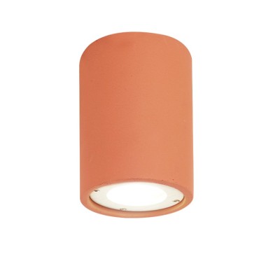 ROUND CEILING LUMINAIRE IP65 GU10 TERRACOTTA CONCRETE