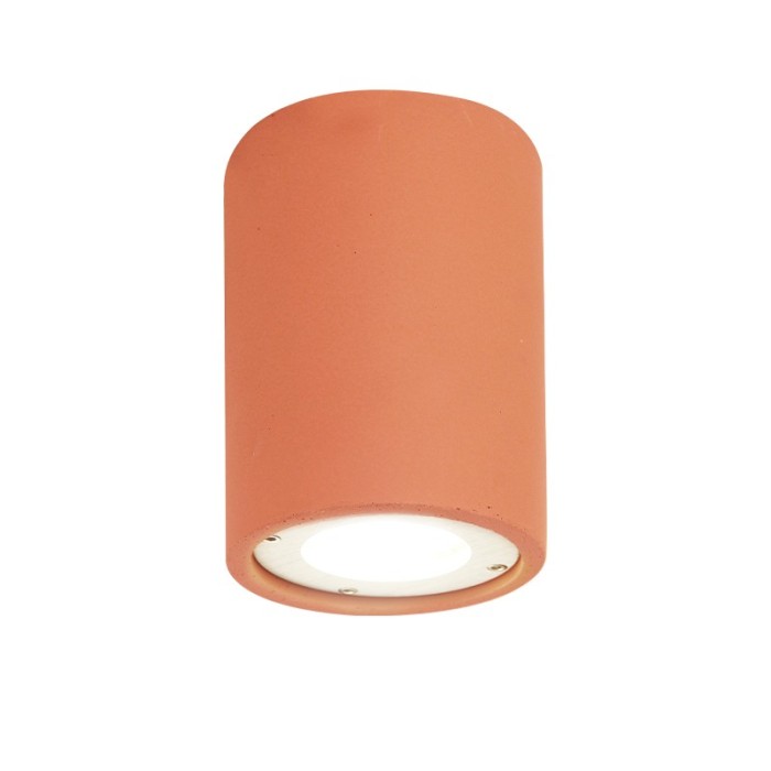 ROUND CEILING LUMINAIRE IP65 GU10 TERRACOTTA CONCRETE