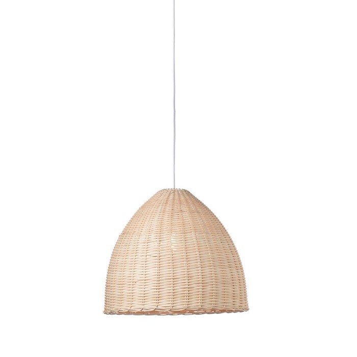 PENDANT LUMINAIRE 1XE27 CANE COLOR: nature rattan Φ45×H119CM OIA
