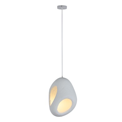 PENDANT LAMP IRON+ POLYSTYRENE (PS) WHITE 1*E27 60W  IP20  D270*H1500

