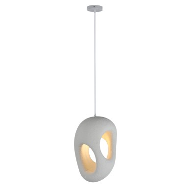 PENDANT LAMP IRON+ POLYSTYRENE (PS) WHITE 1*E27 60W  IP20  D270*H1500
