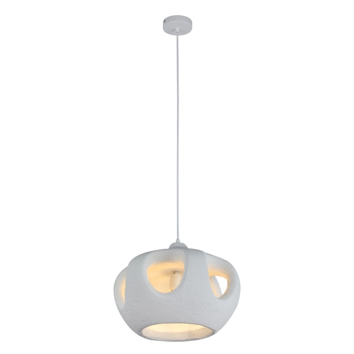 PENDANT LAMP IRON+ POLYSTYRENE (PS) WHITE 1*E27 60W IP20 D45Ο*H1500
