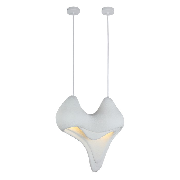 PENDANT LAMP IRON+ POLYSTYRENE (PS) WHITE 2*E27 60W IP20  L600xW280xH680 
