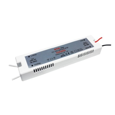 ΜΙΝΙ ΠΛΑΣΤΙΚΟ CV LED DRIVER 48W 230V AC24V DC 2A IP20 ΜΕ ΚΑΛΩΔΙΑ
