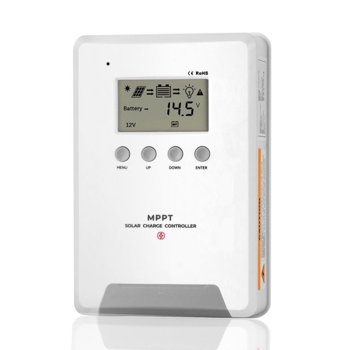 SOLAR CHARGE CONTROLLER MPPT 60A, AUTO 12/24/48VDC + LCD DISPLAY
