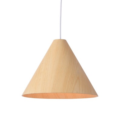 NETTO PENDANT LIGHTING 1X E27 NATURAL WOOD D33XH180CM NAIROBI