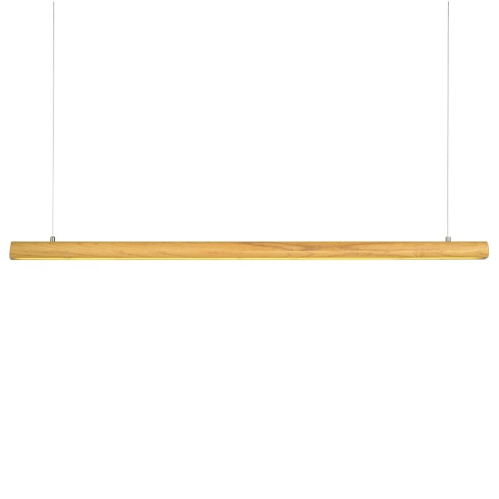 NETTO PENDANT LIGHTING LED 15W WOOD 3000K 1440LM D4.7X120XH157CM WOODY