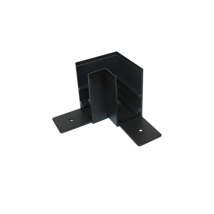 ΓΩΝΙΑ 90° ΓΙΑ ΜΑΓΝΗΤΙΚΗ ΡΑΓΑ ΟΡΟΦΗΣ & ΚΡΕΜΑΣΤΗ ΜΑΥΡΗ