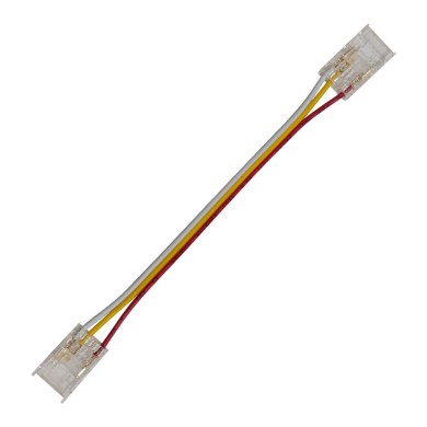 CONNECTOR FOR COB CCT STRIP 10mm PCB WIDTH-3 WIRES IN THE MIDDLE
