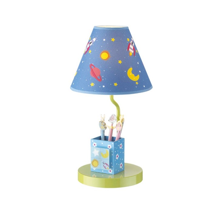 NETTO KIDS TABLE LIGHT 1XE27 PENCILCASE SPACE Φ21ΧΗ40CM PAIGNIO