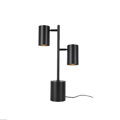 TABLE LAMP BLACK METAL D12*H59cm 2ΧΕ27 KENNETH
