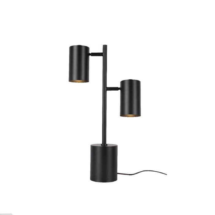 TABLE LAMP BLACK METAL D12*H59cm 2ΧΕ27 KENNETH
